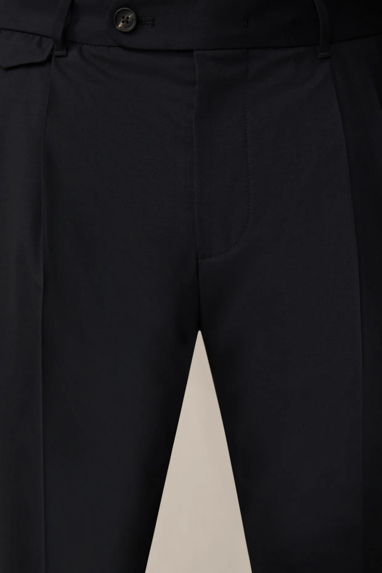 Baukasten-Hose Serpo Mit Bundfalte Und Umschlag In