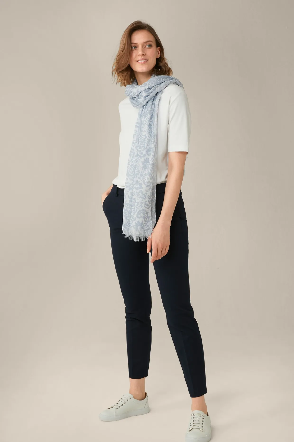 Baumwoll-Bi-Stretch-Chino In