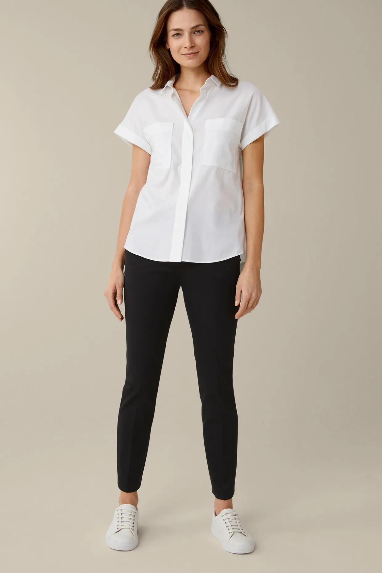 Baumwoll-Bi-Stretch-Chino In