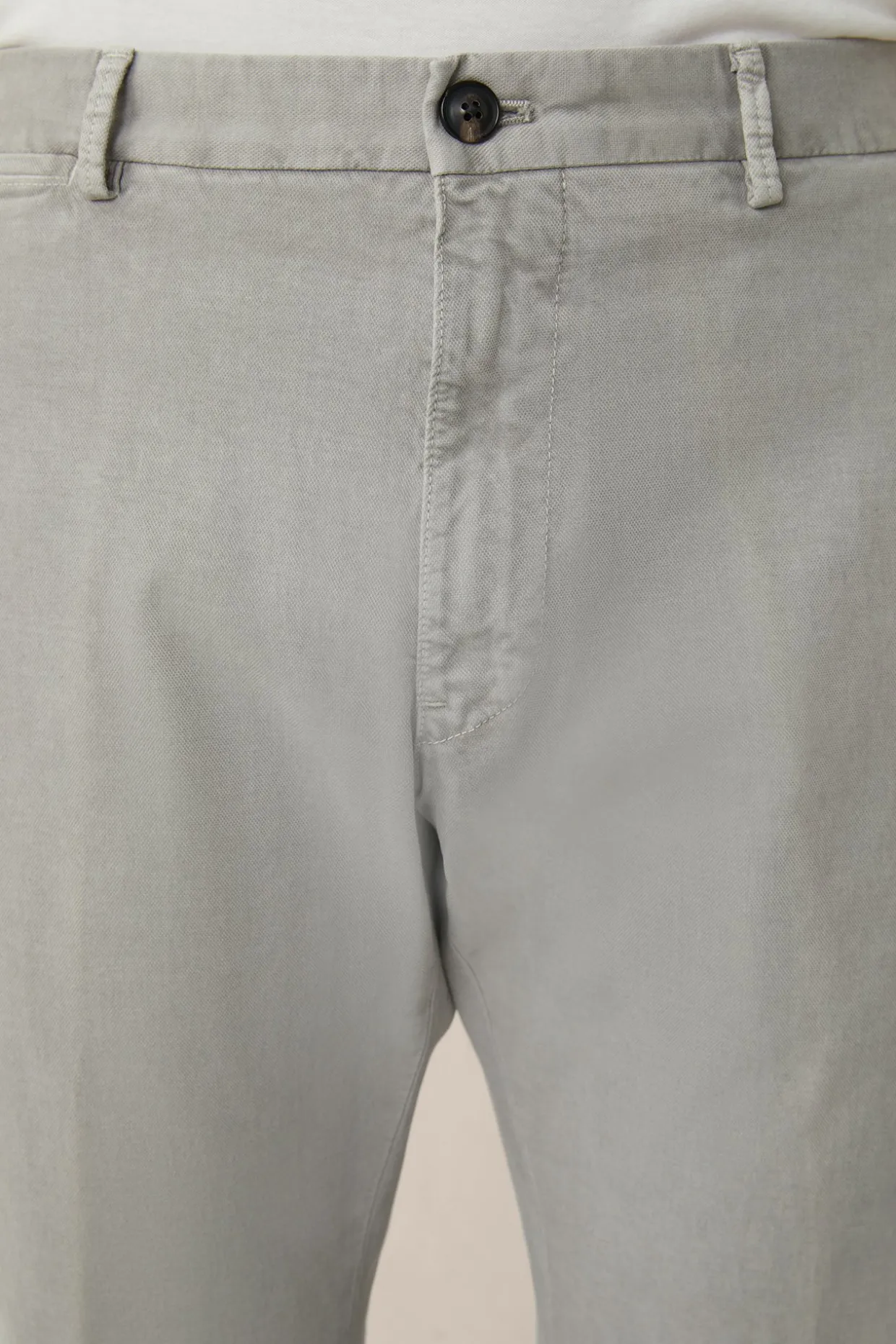 Baumwoll-Chino Cino Mit Struktur In