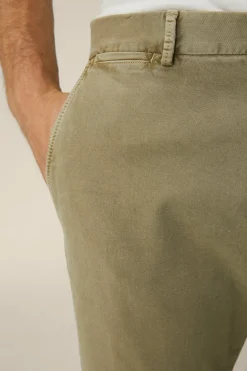Baumwoll-Chino Cino Mit Struktur In