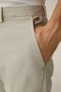 Baumwoll-Chino Cino Mit Struktur In
