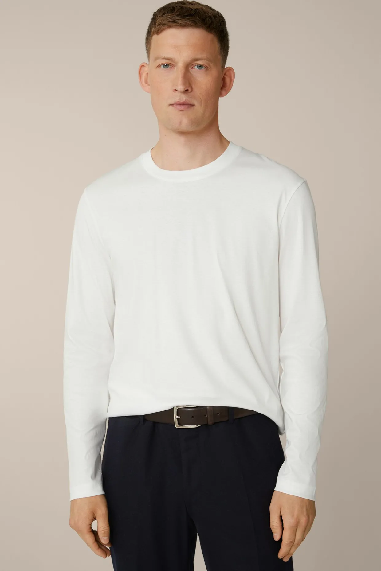 Baumwoll-Langarm-Shirt Gabriello In