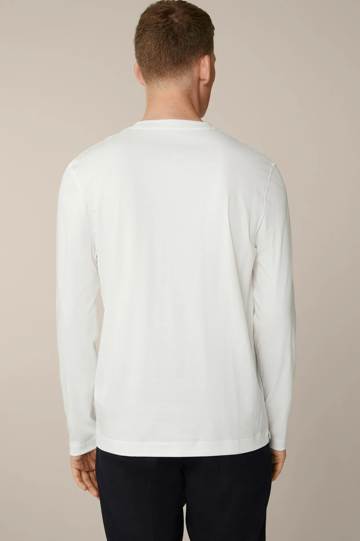 Baumwoll-Langarm-Shirt Gabriello In