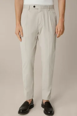 Baumwollmix-Hose Flero Mit Bundfalte In