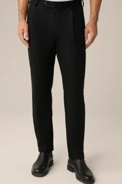 Cashmere-Baukasten-Hose Floro Mit Bundfalte In