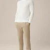 Cashmere-Baukasten-Hose Floro Mit Bundfalte In