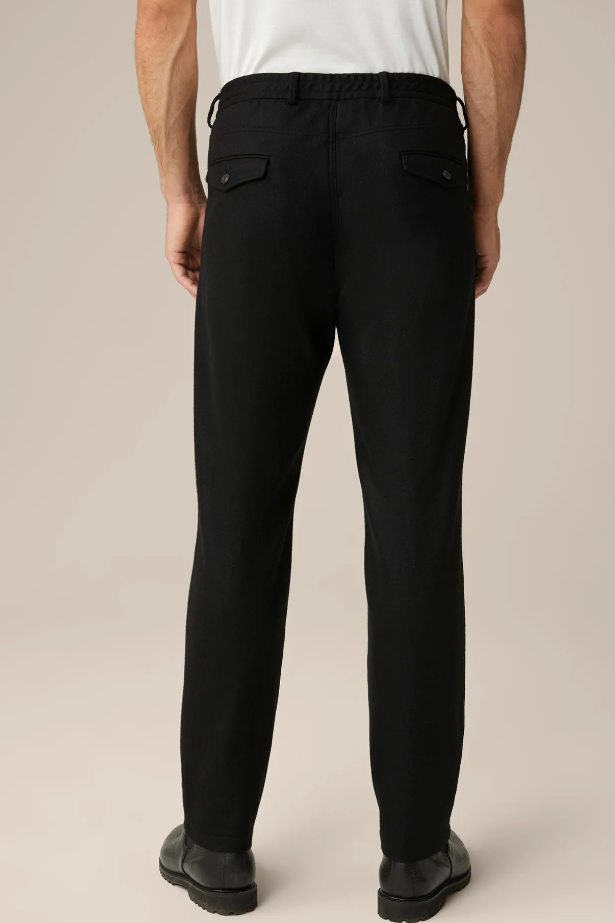 Cashmere-Baukasten-Hose Floro Mit Bundfalte In