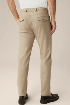 Cashmere-Baukasten-Hose Floro Mit Bundfalte In