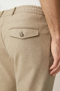 Cashmere-Baukasten-Hose Floro Mit Bundfalte In