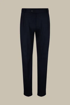 Cashmere-Baukasten-Hose Floro Mit Bundfalte In