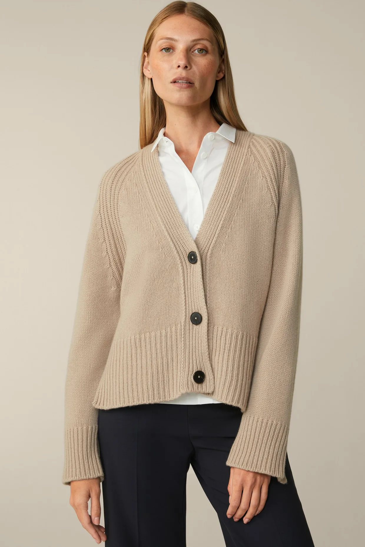 Cashmere-Cardigan In