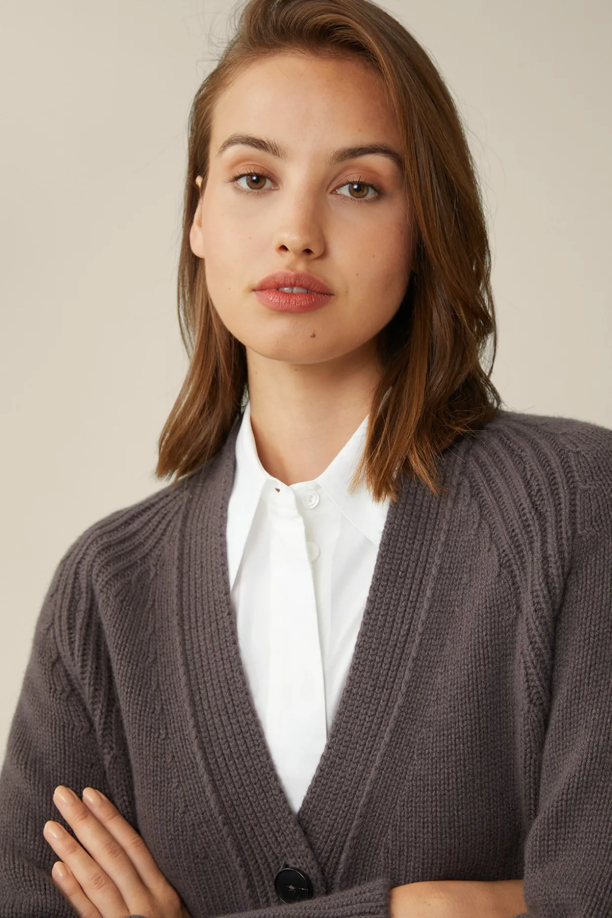 Cashmere-Cardigan In