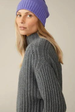 Cashmere-Mutze In Lila