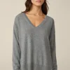 Cashmere-Pullover In Grau Melange