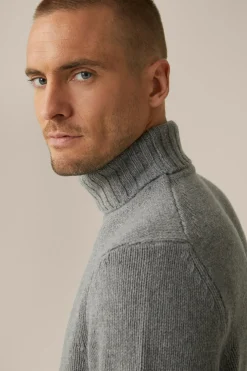 Cashmere-Rollkragen-Pullover Ecosio In