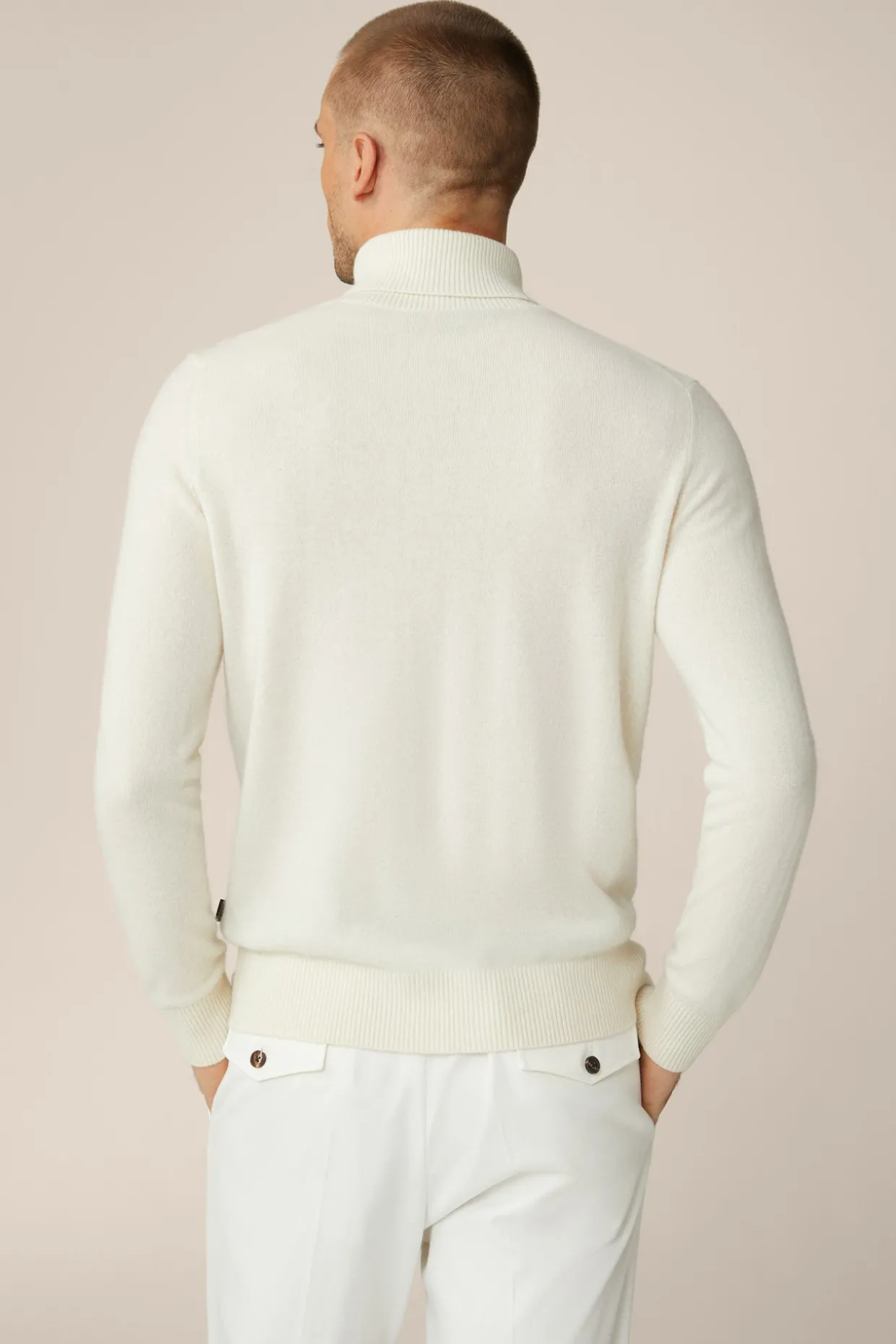 Cashmere-Rollkragen-Pullover Cashmono In
