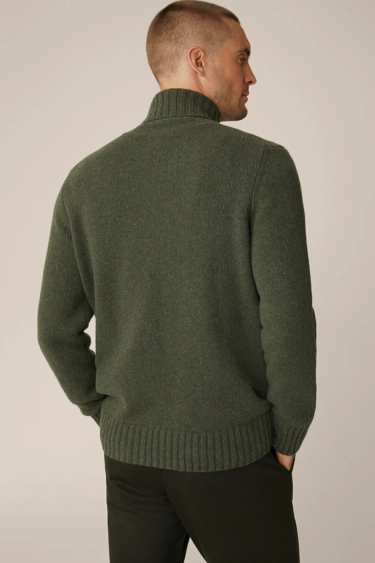 Cashmere-Rollkragen-Pullover Ecosio In