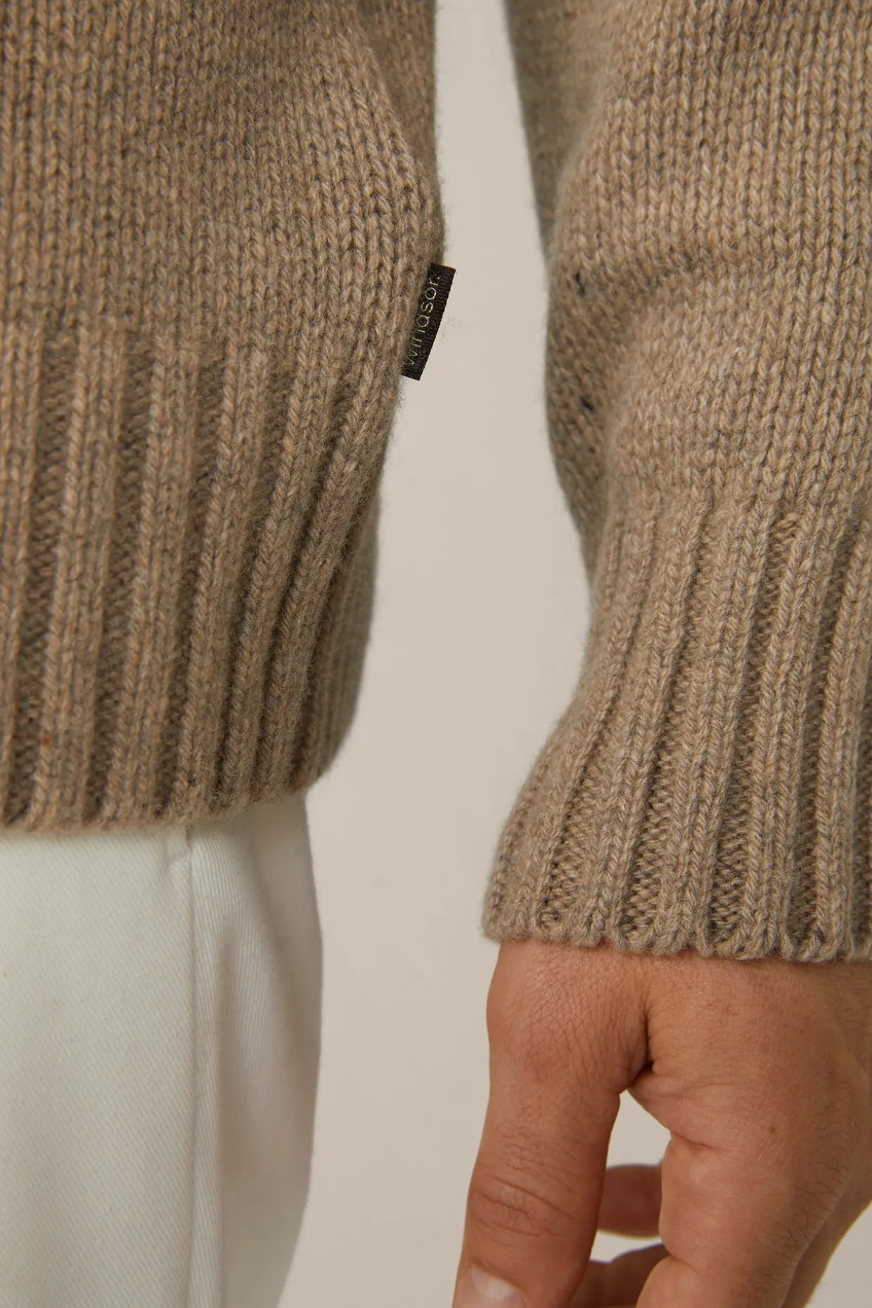 Cashmere-Rollkragen-Pullover Ecosio In