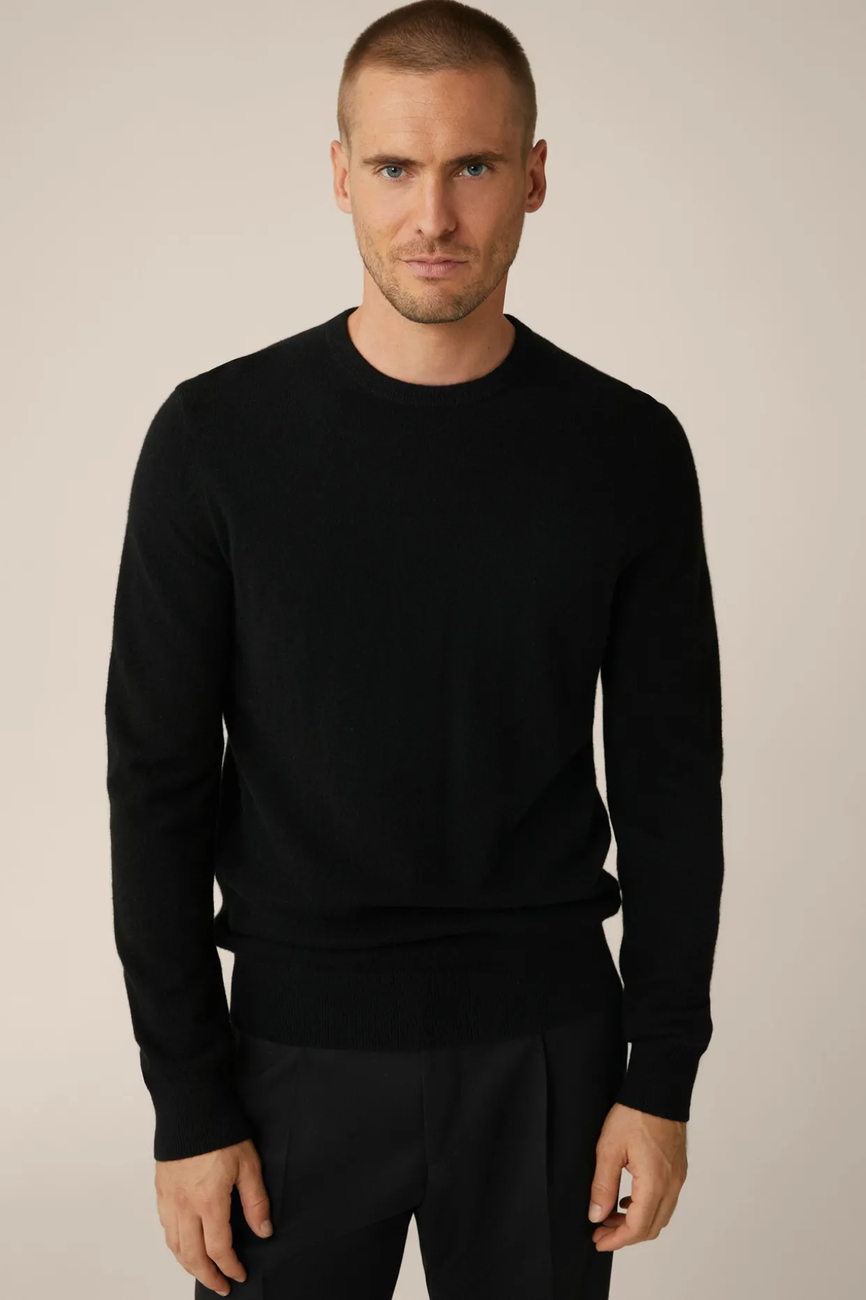 Cashmere-Rundhals-Pullover Cashmono In