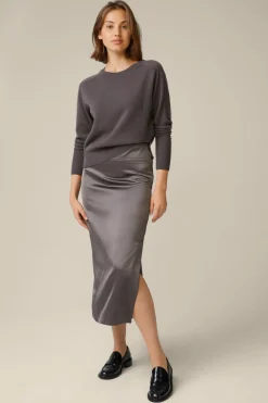 Cashmere-Rundhals-Pullover In