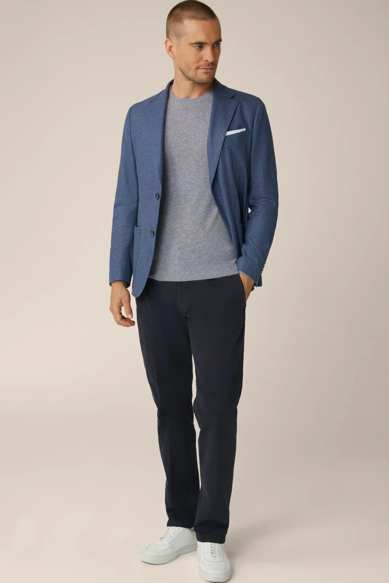 Cashmere-Rundhals-Pullover Cashmono In