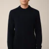 Cashmere-Strick-Rundhals-Pullover Ecosio In