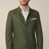 Cashmere-Trachten-Janker Sendling In Oliv Meliert