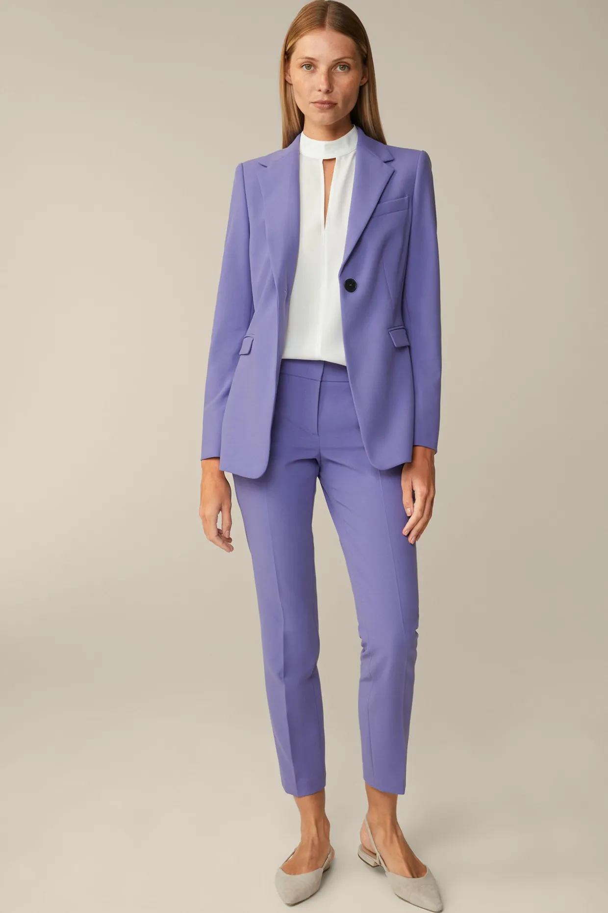 Crepe-Blazer In