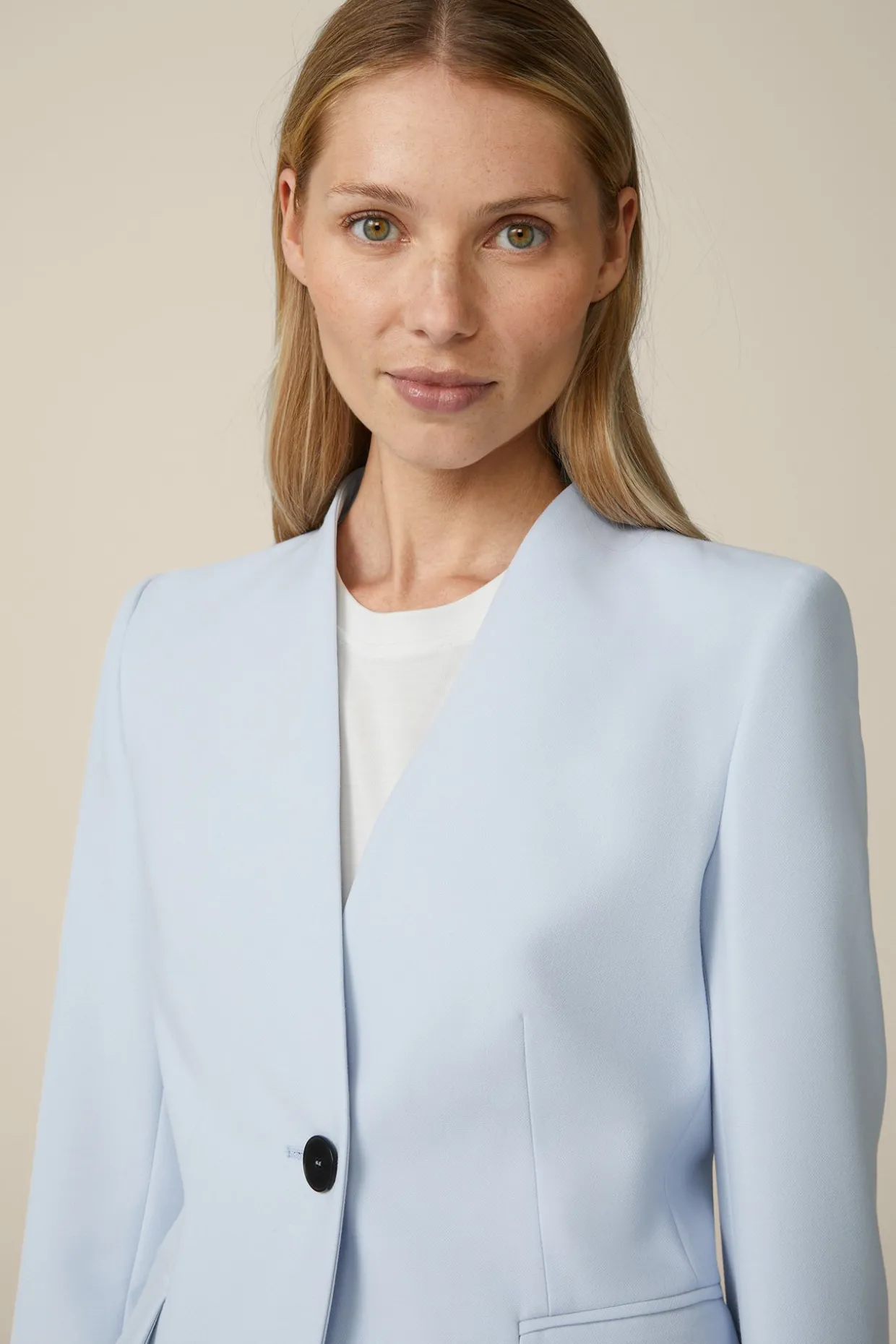 Crepe-Blazer In
