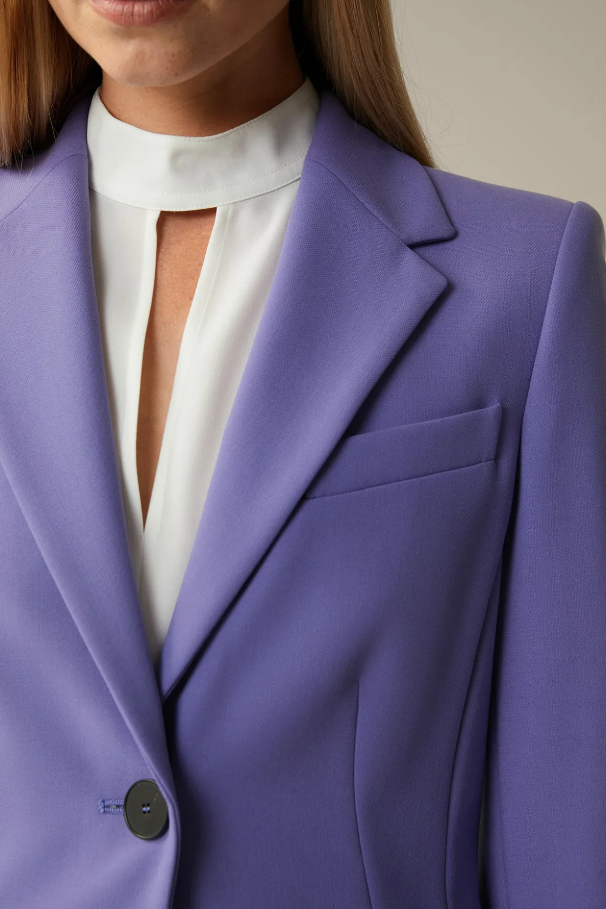 Crepe-Blazer In