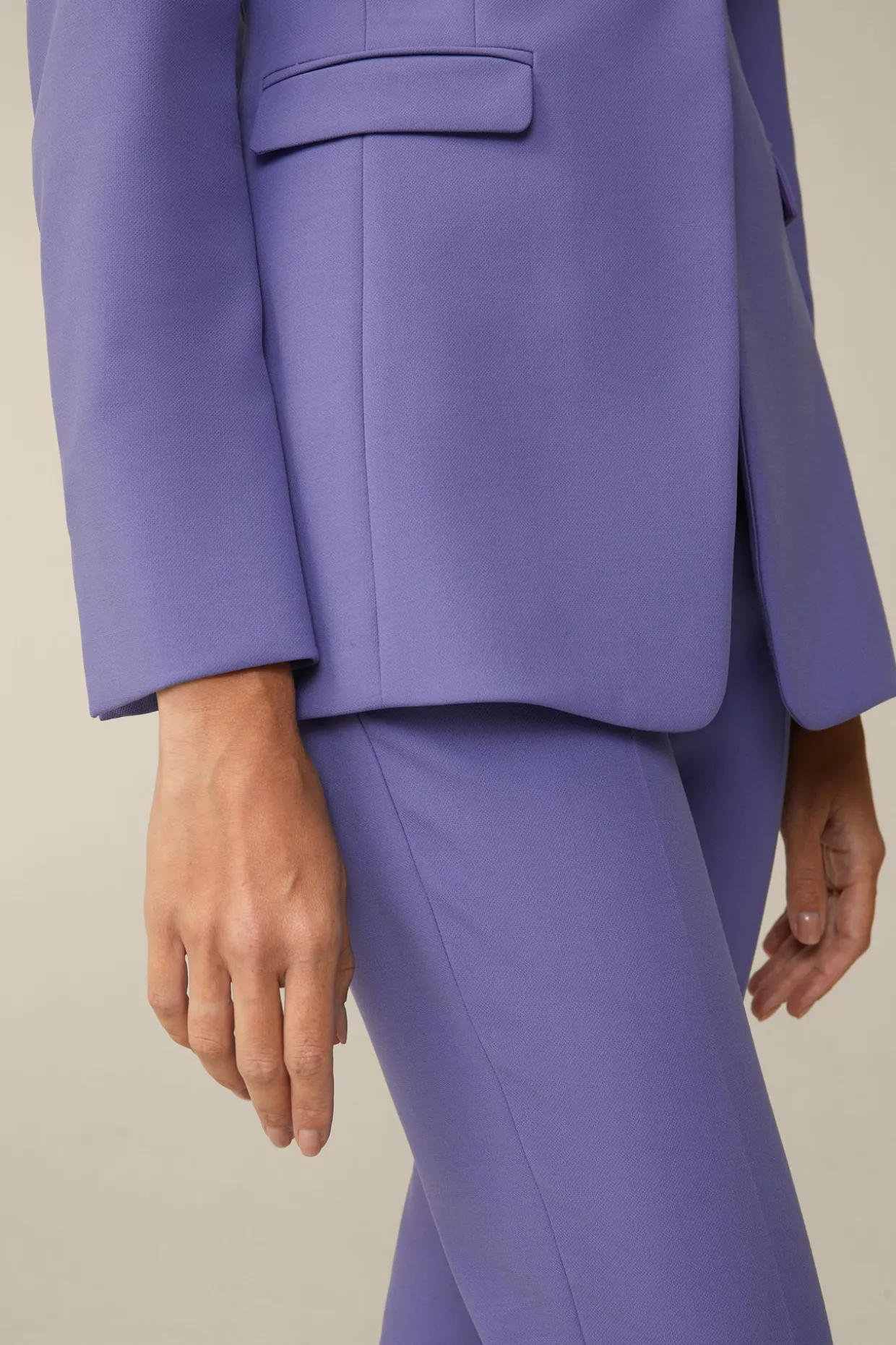 Crepe-Blazer In
