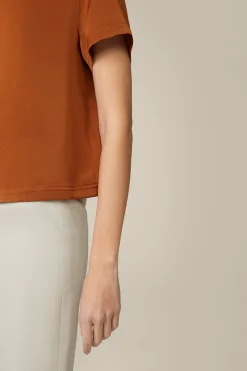 Crepe-Blusen-Shirt In