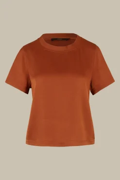 Crepe-Blusen-Shirt In