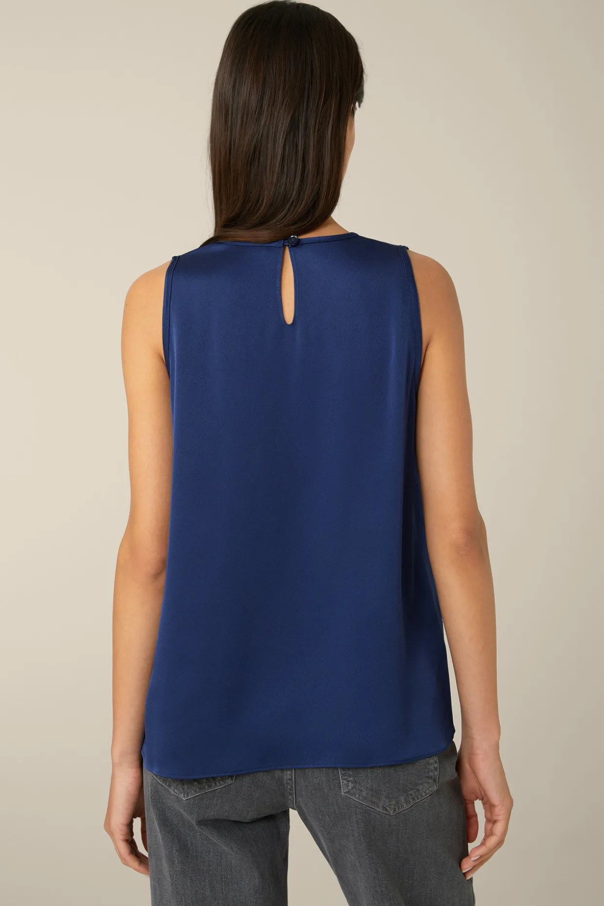 Crepe-Blusen-Top In