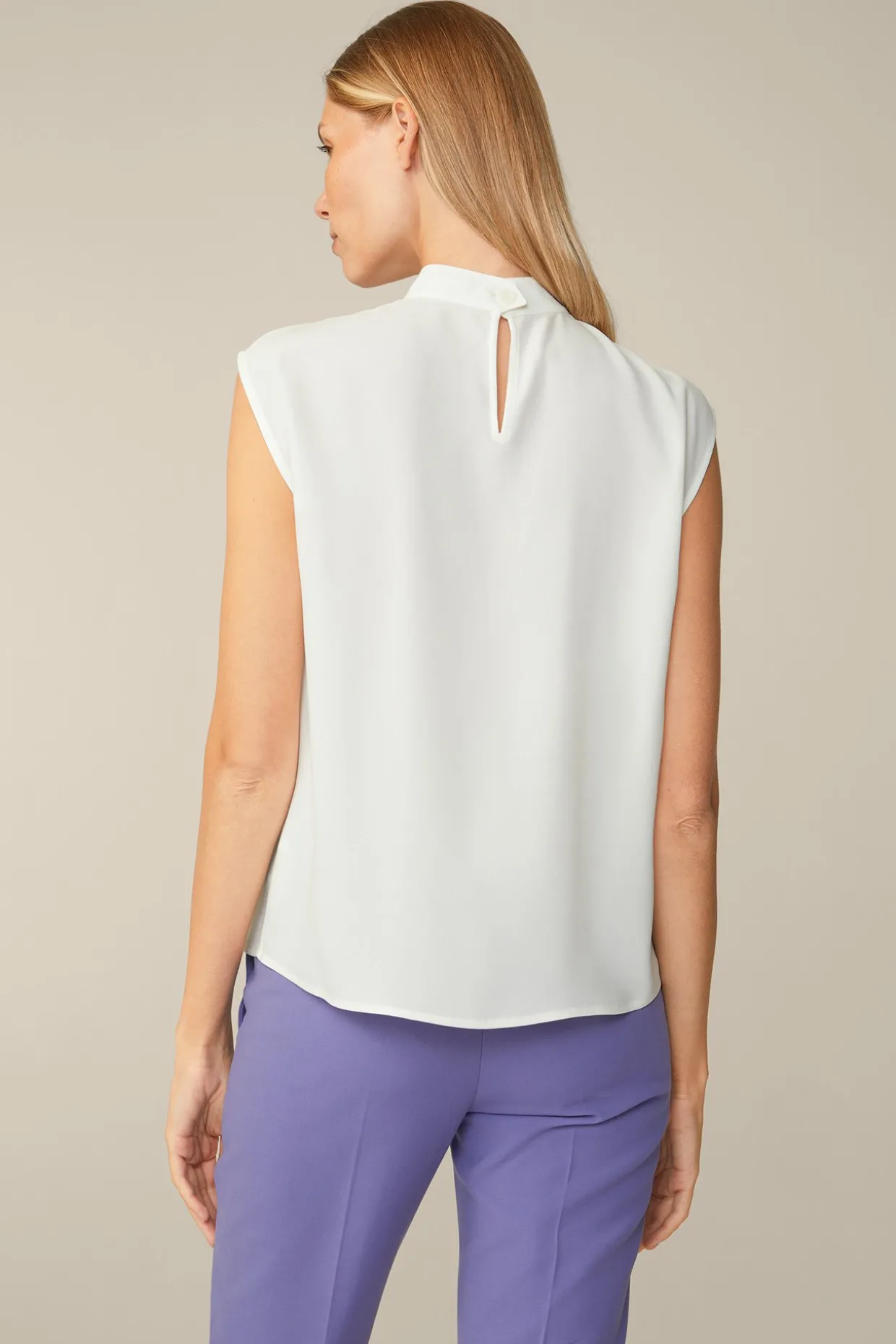 Crepe-Blusen-Top In