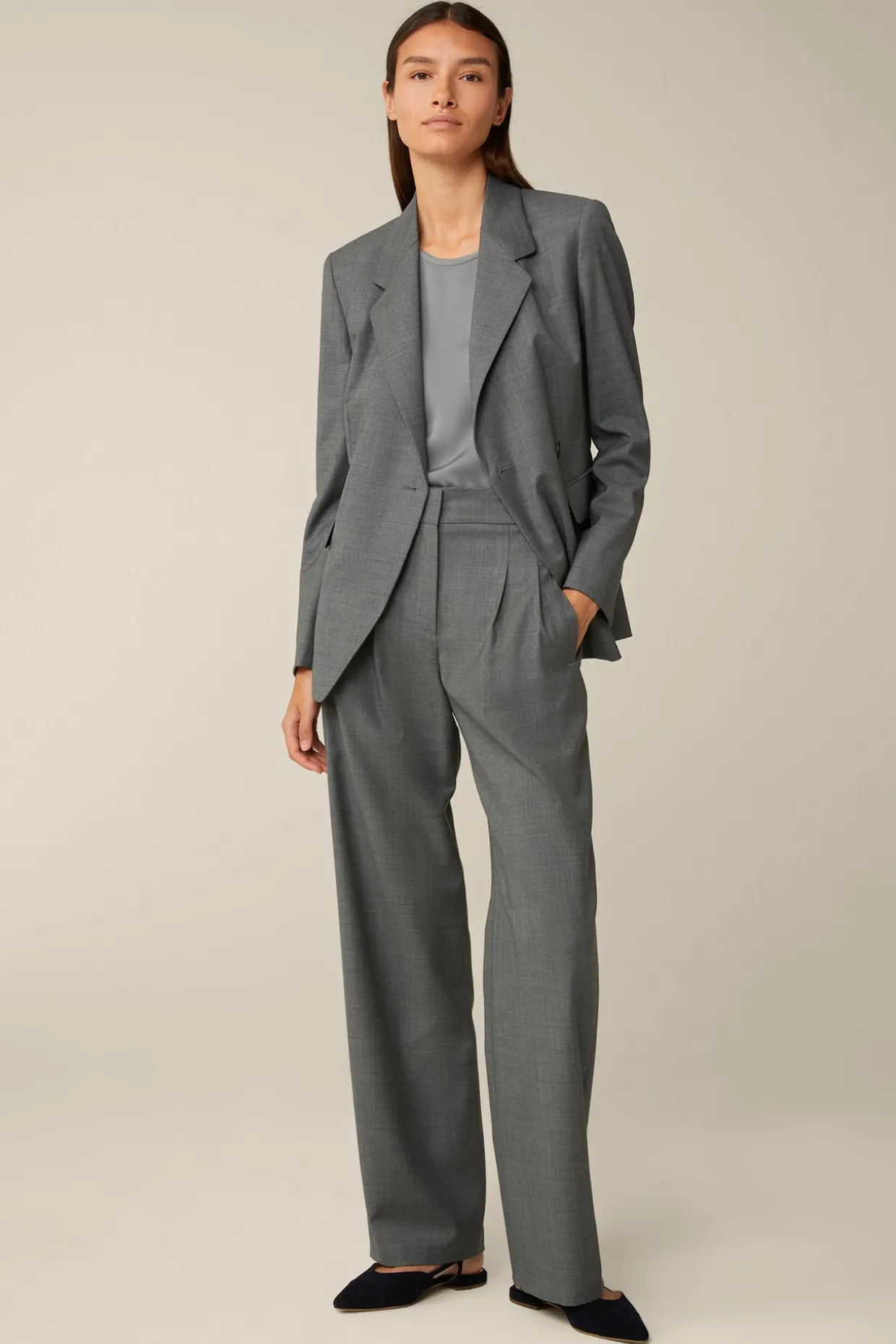 Crepe-Blusen-Top In