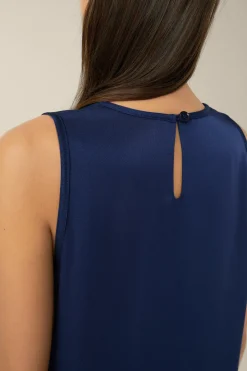 Crepe-Blusen-Top In