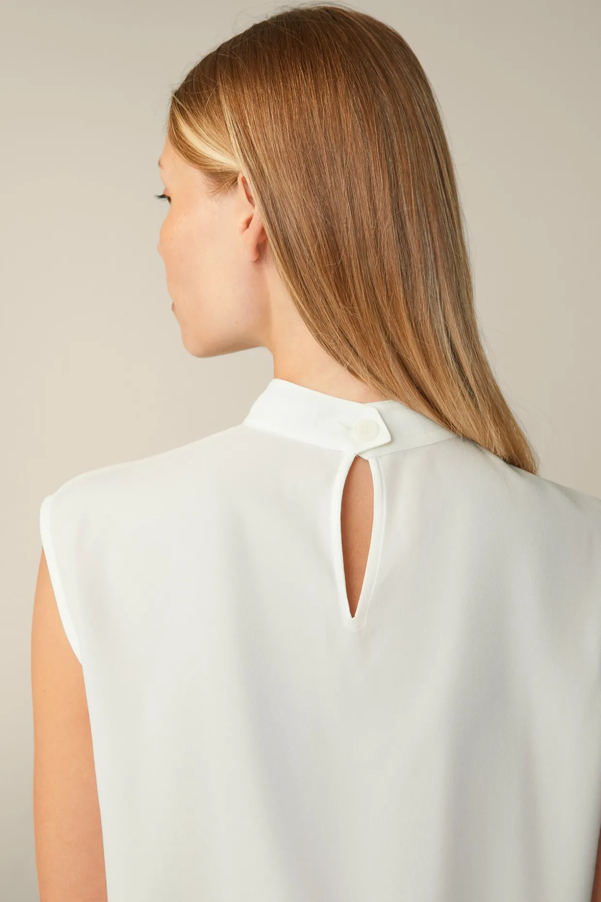 Crepe-Blusen-Top In