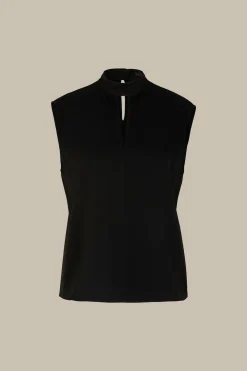 Crepe-Blusen-Top In