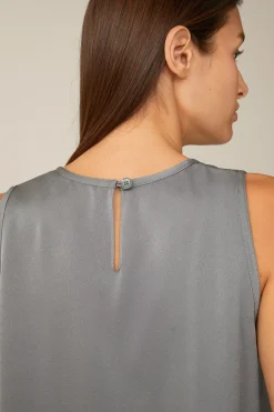 Crepe-Blusen-Top In