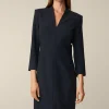 Crepe-Etui-Kleid In