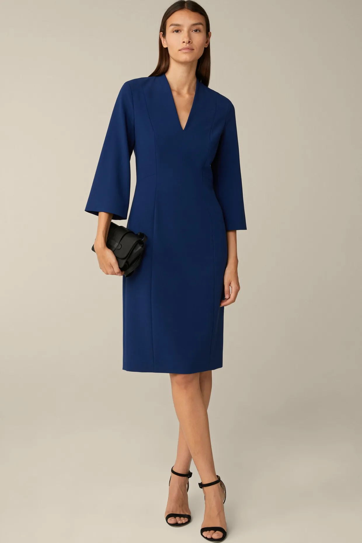 Crepe-Etui-Kleid In