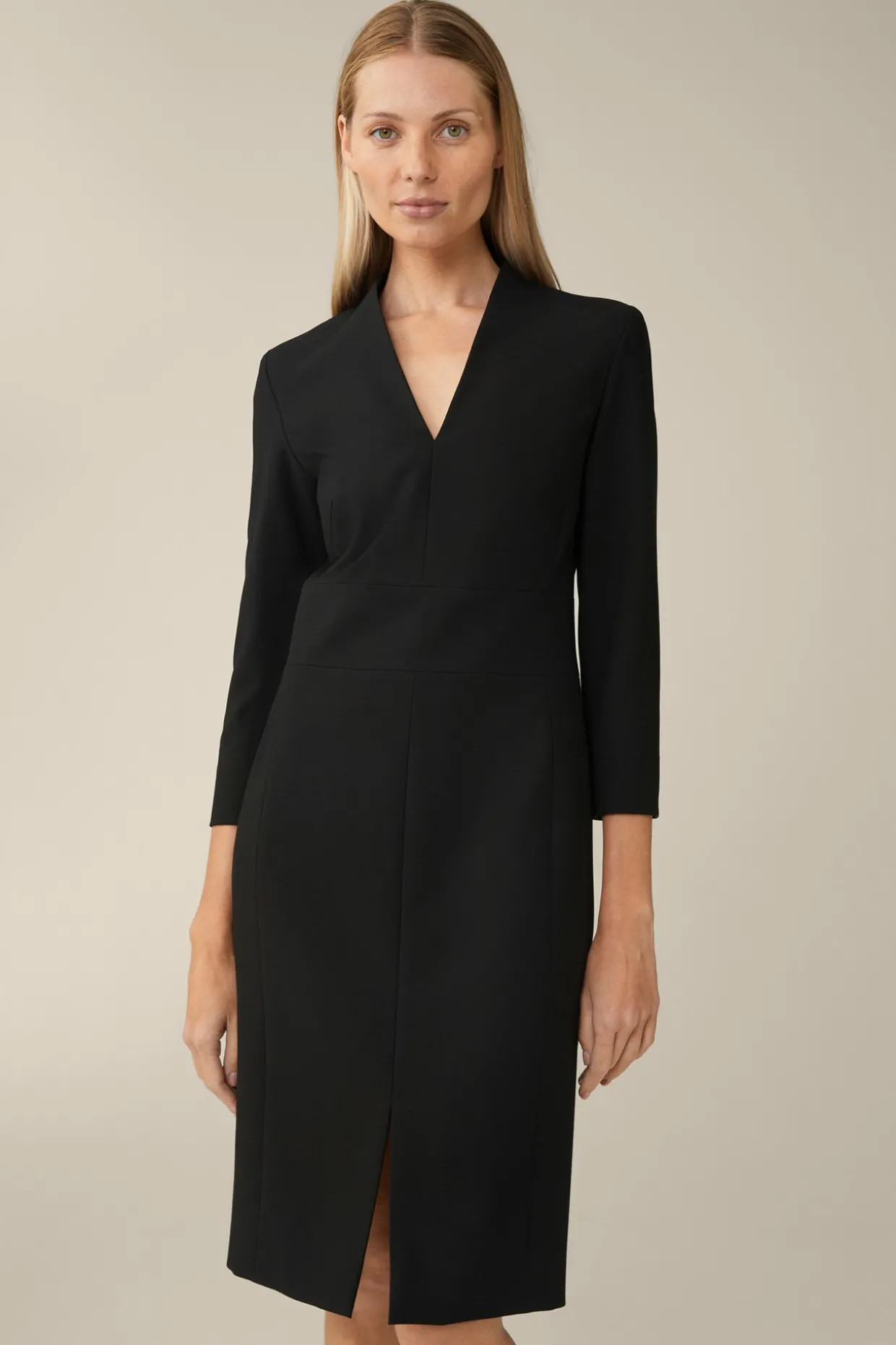 Crepe-Etui-Kleid In