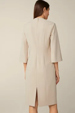 Crepe-Etui-Kleid In