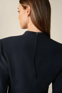 Crepe-Etui-Kleid In