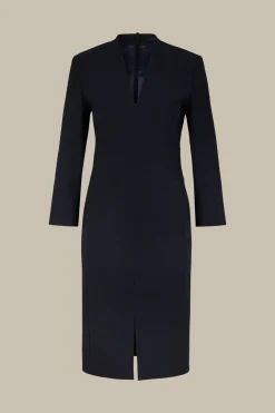 Crepe-Etui-Kleid In