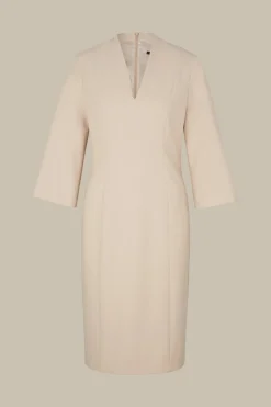 Crepe-Etui-Kleid In