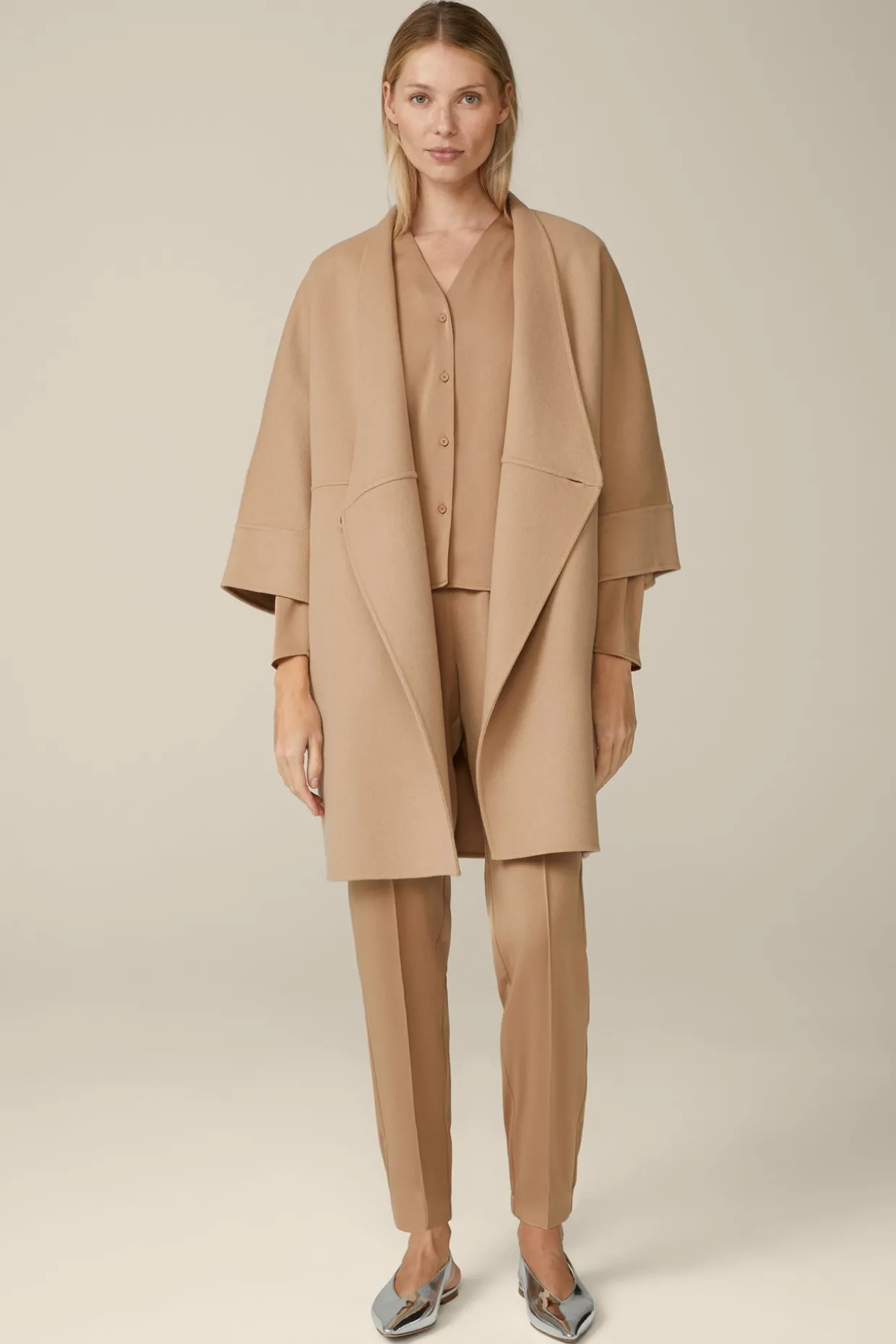Crepe-Hose Im Jogger-Stil In