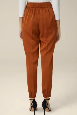 Crepe-Hose Im Jogger-Stil In